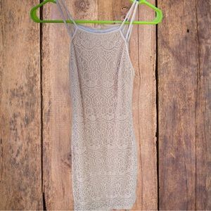 Guess bodycon lace mini dress